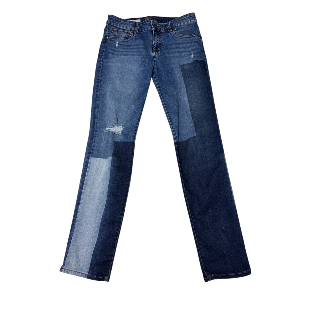 KUT from the‎ Kloth Catherine Boyfriend Jeans Women's Size 2 Patchwork 30x30
